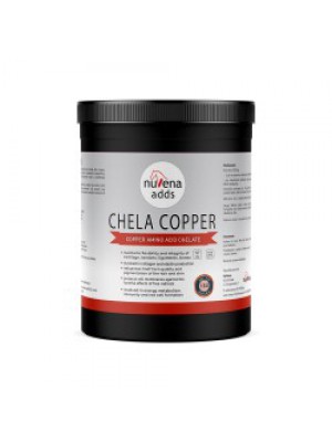  NuVena, Miedź dla, chelat aminokwasowy, CHELA COPPER, 550g
