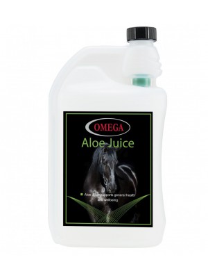 OMEGA, ALOE JUICE sok z Aloesu dla koni 100%, 1L