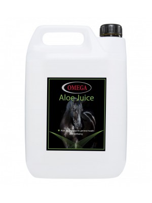 OMEGA, ALOE JUICE sok z aloesu dla koni 100%, 5L