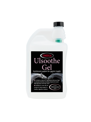 OMEGA Ulsoothe gel - suplement wspomagający leczenie wrzodów żołądka w formie żelu, 1L 24h