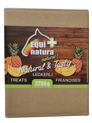 EQUINATURA, Smakołyki naturalne BANAN/ANANAS/PAPAJA, opakowanie: karton, 2250 g