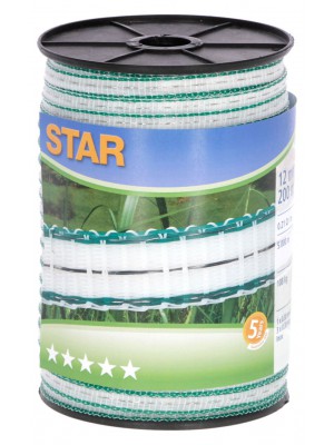 CAN AGRI, Taśma ogrodzeniowa STAR, 200 m x 12 mm