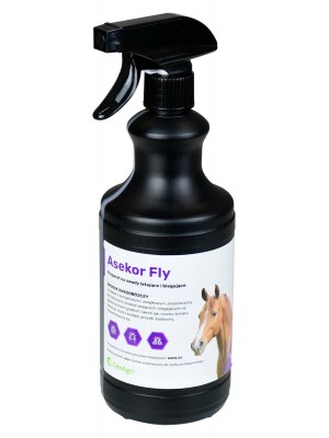 Preparat na owady latające i biegające ASEKOR FLY, zapach lawendowy, 750 ml 24h